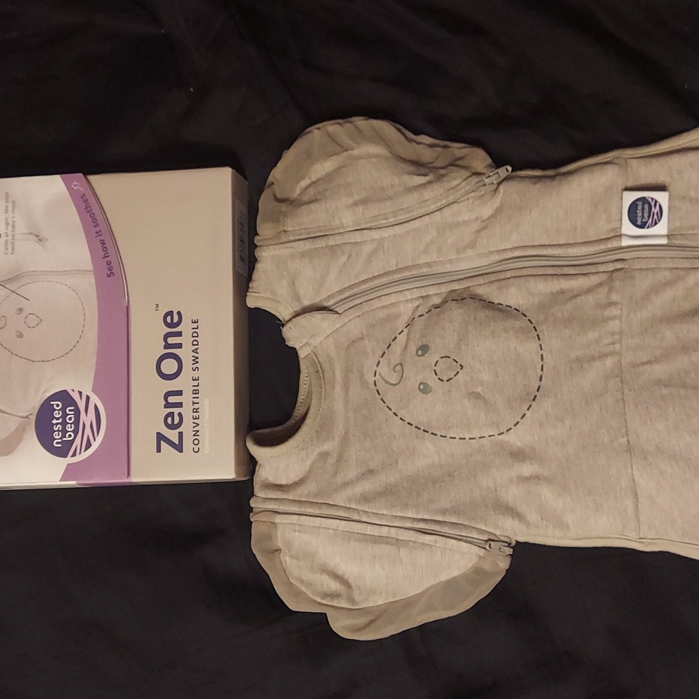 Nested Bean Zen One Convertible Swaddle - Small 3 to 6 Month - Sand Color